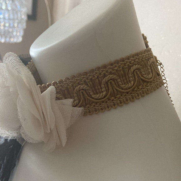 Handmade Women’s Black And White Floral Coker Rococo Eclectic Contemporary Party - Picture 4 of 5